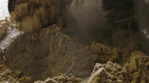 Making of concrete manually Stock Footage 67929766