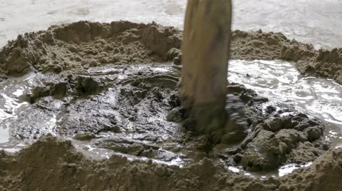 Making of concrete manually Stock Footage 67931055