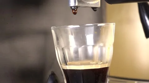 Making Cooffee - Super Slow Motion (it can be 2x slower) Stock Footage 60225083