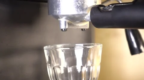 Making Cooffee - Super Slow Motion (it can be 2x slower) Stock Footage 60225087