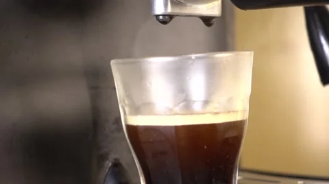 Making Cooffee - Super Slow Motion (it can be 2x slower) Stock Footage 60225089