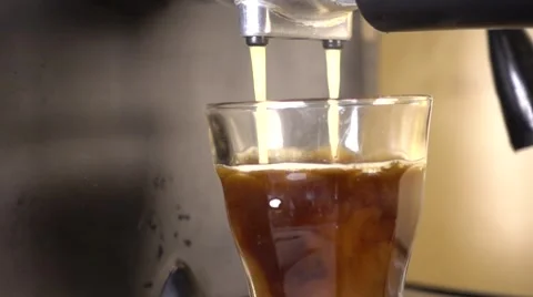Making Cooffee - Super Slow Motion (it can be 2x slower) Stock Footage 60225246