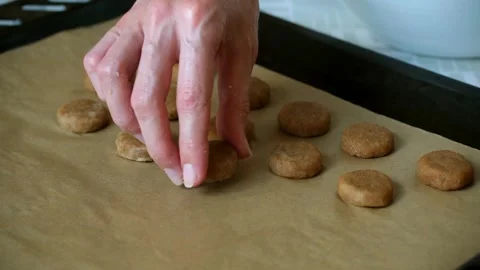 Making cookies at home Stock Footage 283685169