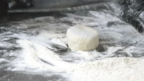 Making cottage cheese pancakes. Video stock 170321837