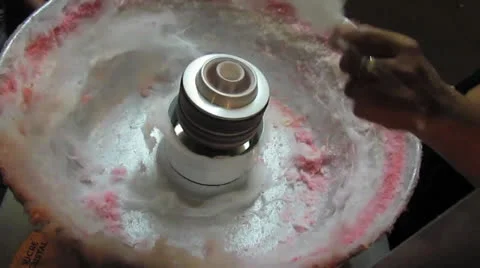 Making of cotton candy Stock Footage 25933494