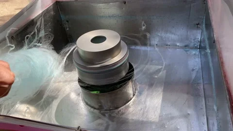 Making Of Cotton Candy Stock Footage 194818153