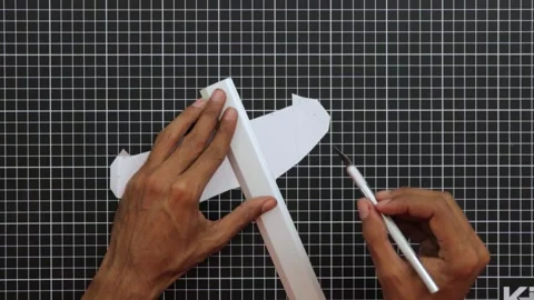 Making crafts with paper 004 Vídeos de archivo 242960812