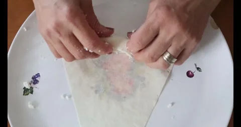 Making Creespy Cheese Rolls Stock Footage 277262262