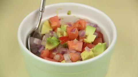 Making Crispy Tortilla With Salsa And Cheese 스톡 동영상 46949448