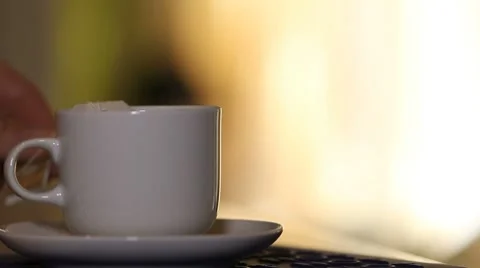 Making a cup of tea Stock Footage 8681823