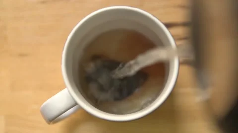 Making a Cup of Tea Video stock 53432725