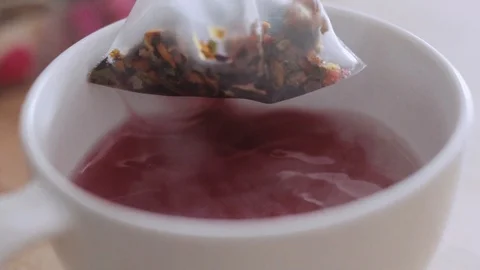 Making A Cup Of Tea Stock Footage 92967305