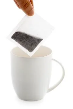 Making a cup of tea Stock Photos