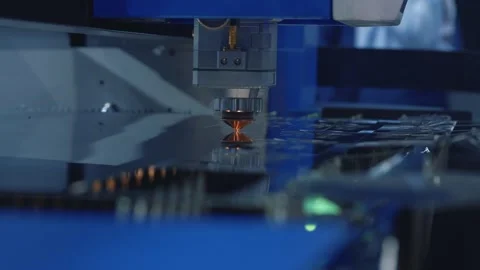 Making Cut Industrial Details in Computer Program Heavy Industry Video stock 257868726