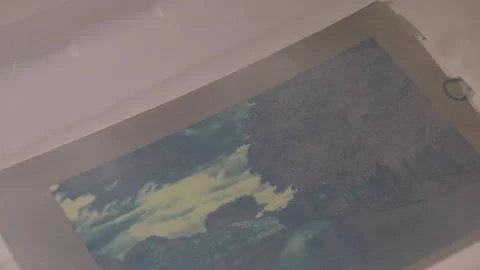 Making Cyanotypes - 03 스톡 동영상 265678050