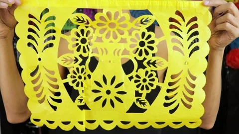 Making day of the dead offering 003 Stock Footage 170516293