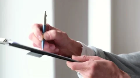 Making a deal or singing a contract/document Video stock 232935189