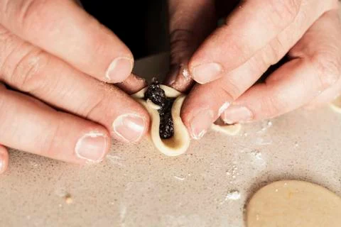 Making Delicious Cake Stock Photos