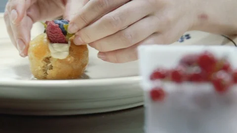 Making dessert. Stock Footage 113848120