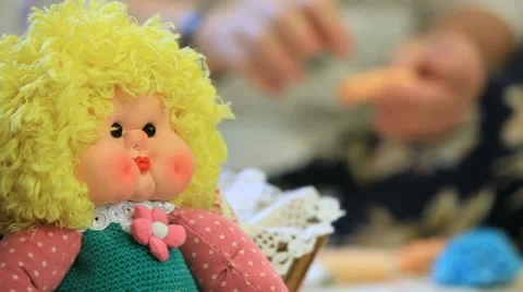 Making A Doll Video stock 52751909