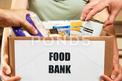 Making Donations To Food Bank