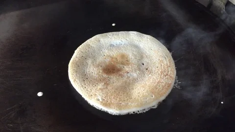 Making Dosa Stock Footage 119270912