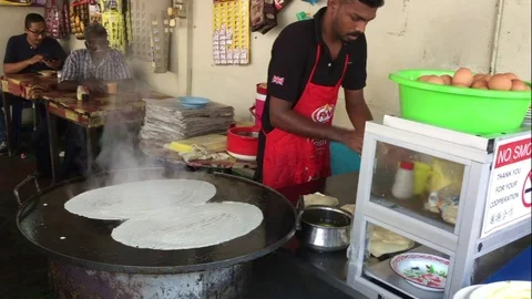 Making Dosa Stock Footage 119271429