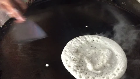 Making Dosa Stock Footage