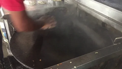 Making Dosa Stock Footage 119274329