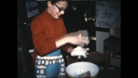 Making the Dough 1973 Stock Footage 167233179