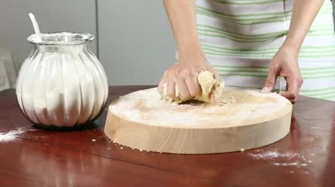Making Dough Stock Footage 22324666
