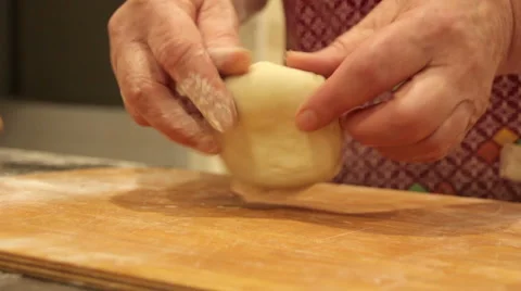 Making Dough Stock-Footage 52974434