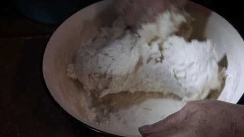 Making dough Stock Footage 106197363