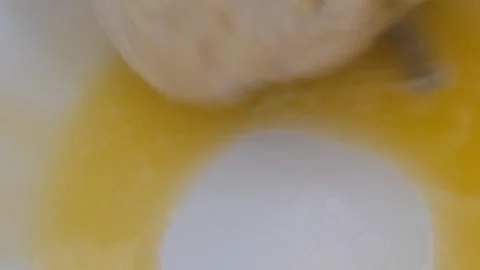 Making dough in a mixer Stock Footage 285422295