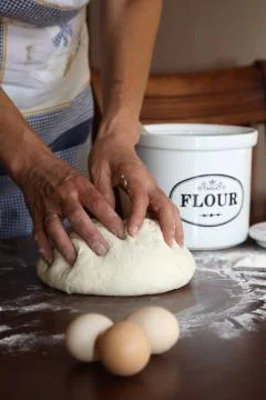 Making Dough Stock Photos