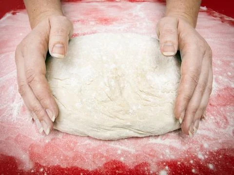 Making dough Stock Photos