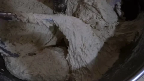 Making dough in restaurant Stock Footage 170117420