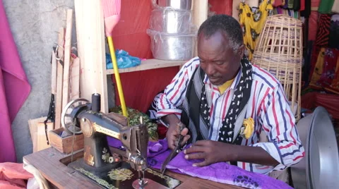 Making Dresses Stock Footage 63479292