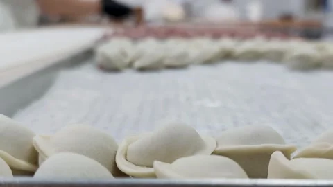 Making dumplings and dumplings by hand.  Stock Footage 258068855