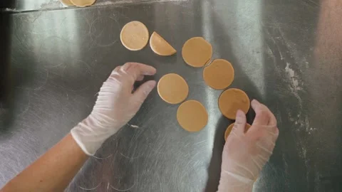 Making dumplings Stock Footage 155203062