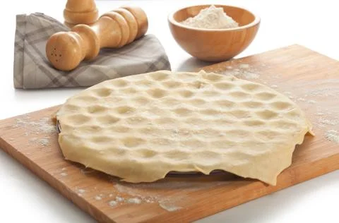 Making dumplings Stock Photos