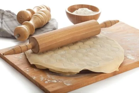 Making dumplings Stock-Fotos