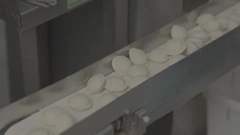Making dumplings in production, V-log Stock Footage 253868812