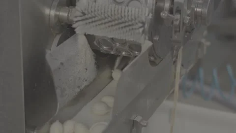 Making dumplings in production, V-log Stock Footage 253868929