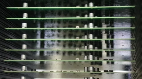 Making off electronic components Stock Footage 61129406