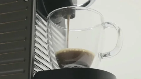 Making an espresso - coffee Stock Footage 37121176