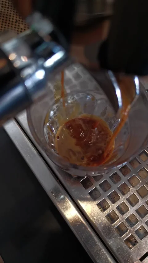 Making Espresso Coffee Stock Footage 303897029