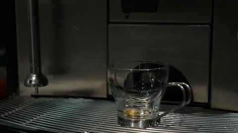 Making espresso on commercial machine. Stock Footage 149807734