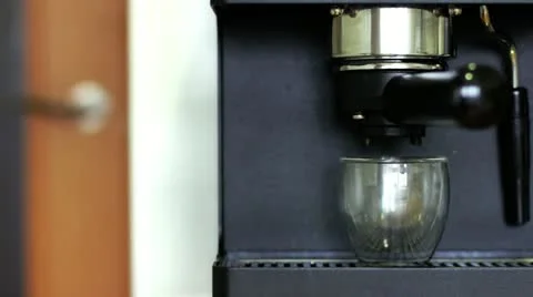 Making a espresso Stock Footage 21612470