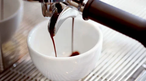 Making espresso. Stock Footage 57658098